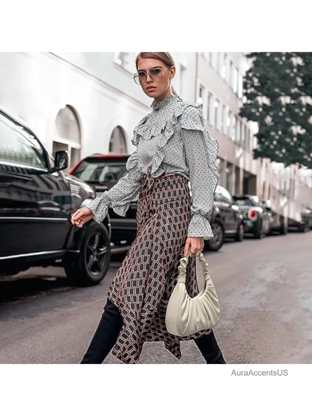 Faux Leather Mini Hobo Tote Shoulder Bag with Zipper Closure
